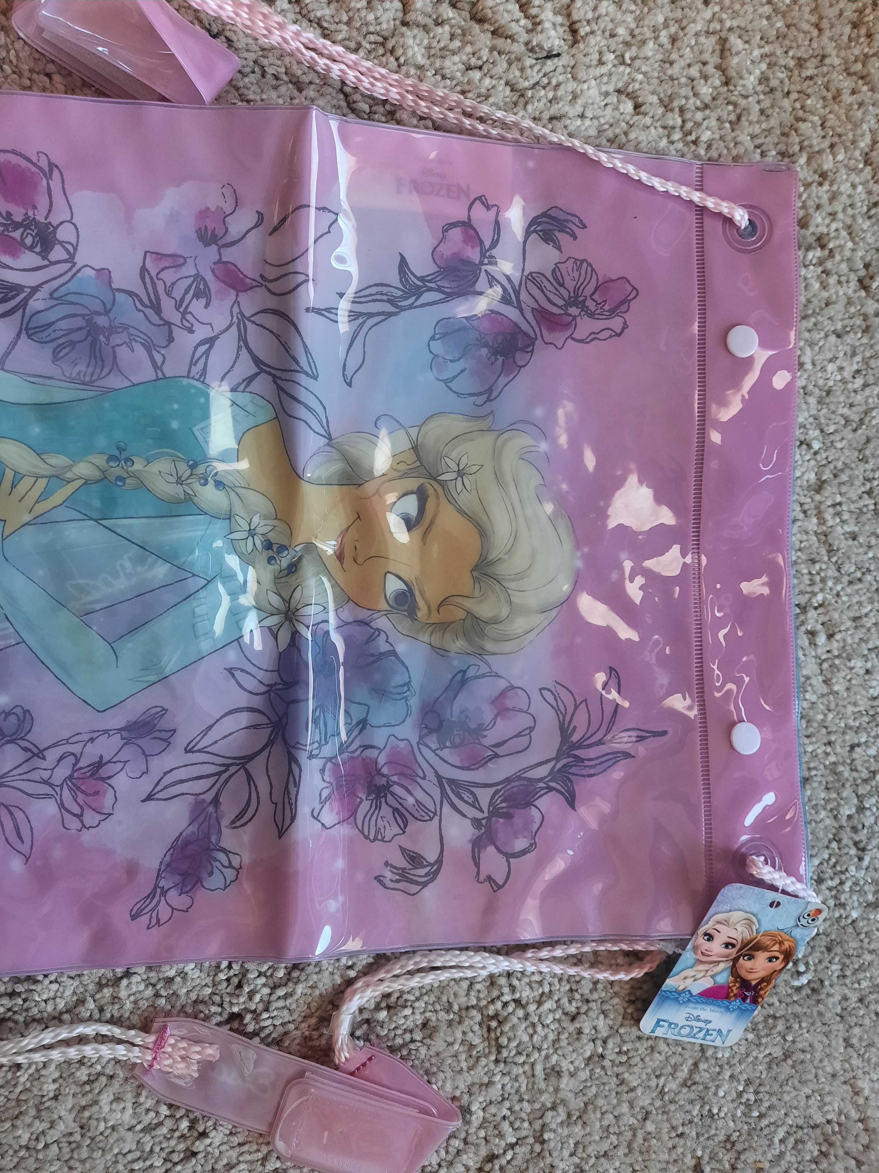 Saco bolsa com alças Frozen Disney nova com Etiqueta