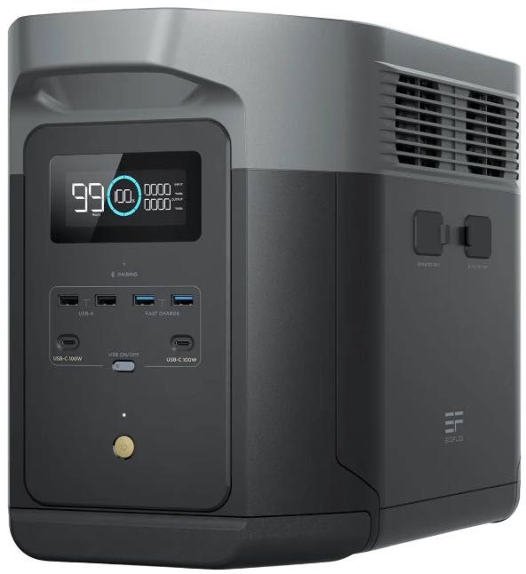 EcoFlow DELTA 2 / 1800 Вт / 1024 Вт⋅год (Зарядна станція)