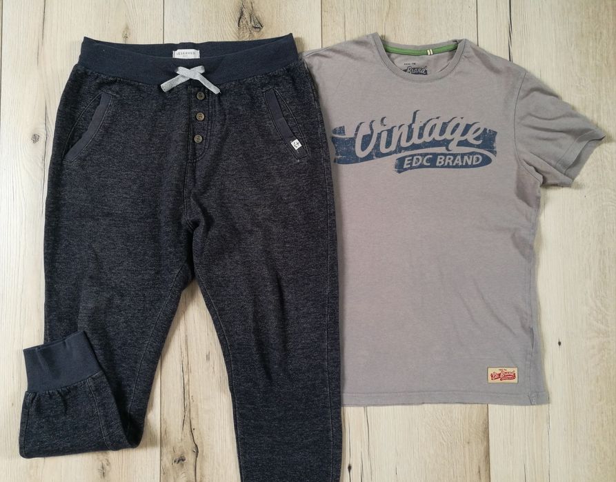 Zestaw ubrań dla chłopca 164/170: spodnie, koszulka, bluza