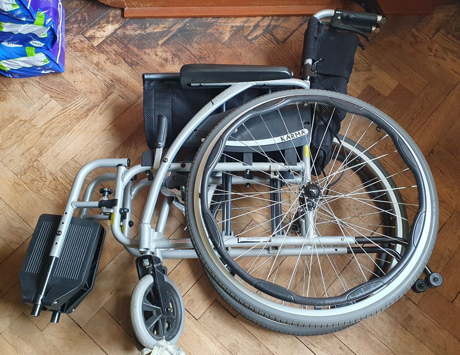 Wózek inwalidzki,  składany