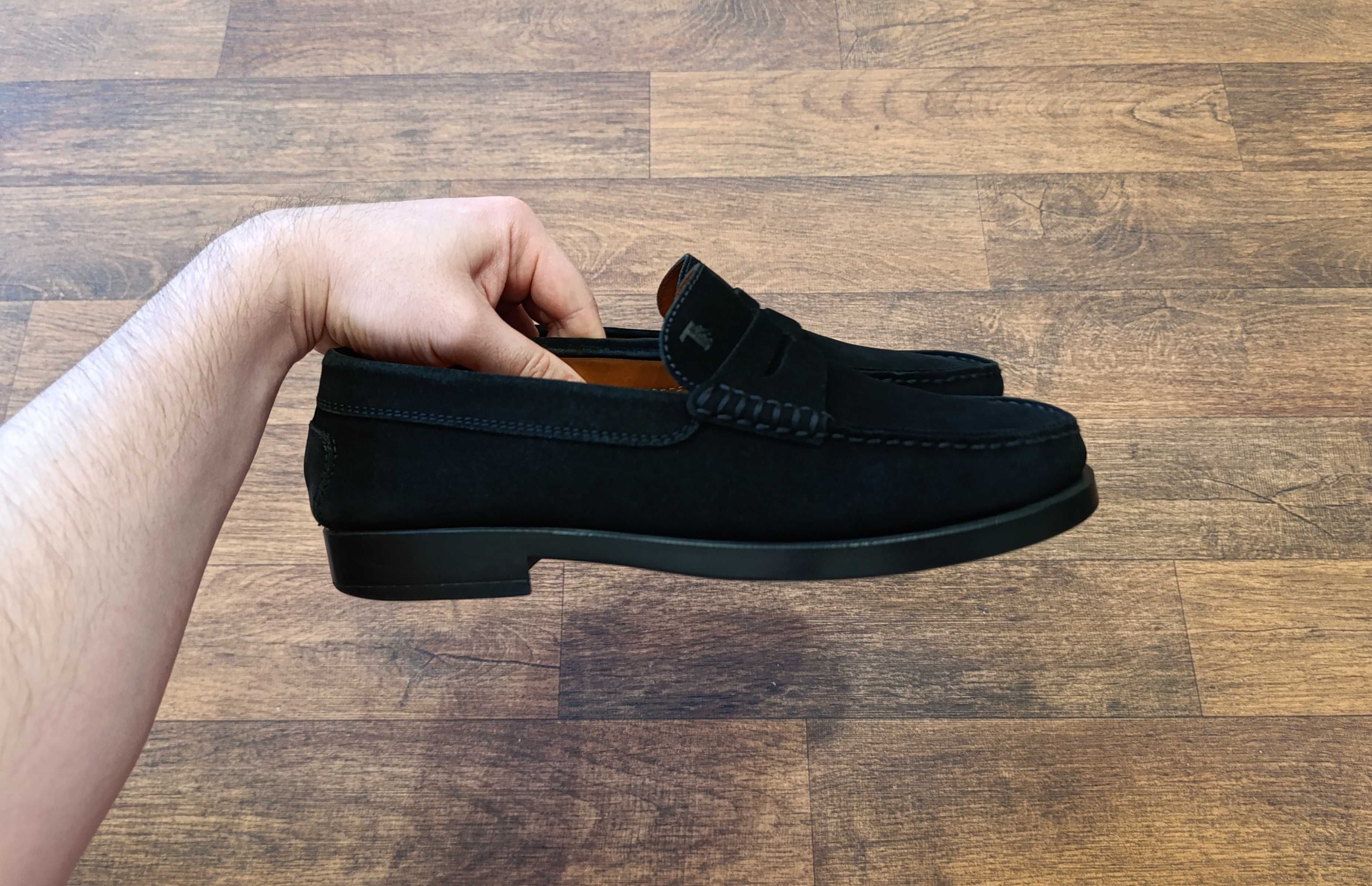 Tods чоловічі мокасини з натуральної шкіри лофери