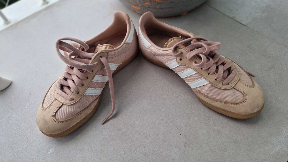 Ténis Adidas Samba Mulher - Cor rosa velho