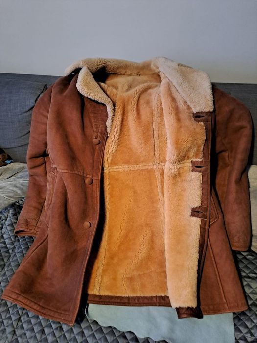 korzuch męski owczy prawdziwa skóra