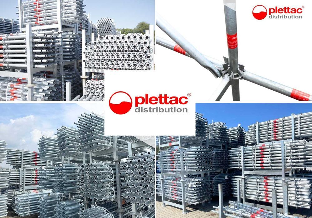 Rusztowania elewacyjne PRODUCENT Plettac D. – pow. 480m2 /8m Pletak