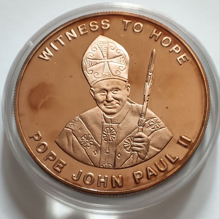 Malawi 10 Kwacha 2003 Jan Paweł II Cu Ag