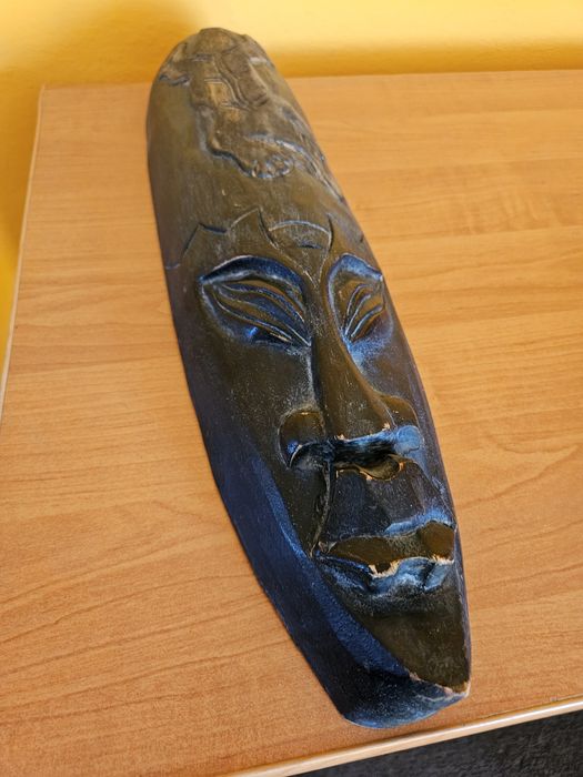 Maska aztecka piękna ozdoba etniczna