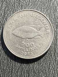 Moneta Uganda - 200 Szylingów 2015r