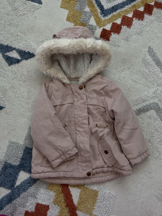 Куртка парка для дівчинки 1-2 роки, 86-92 george zara
