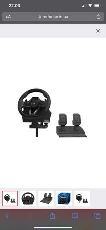 Проводной руль HORI Racing Wheel Apex (PC/PS3/PS4/PS5)