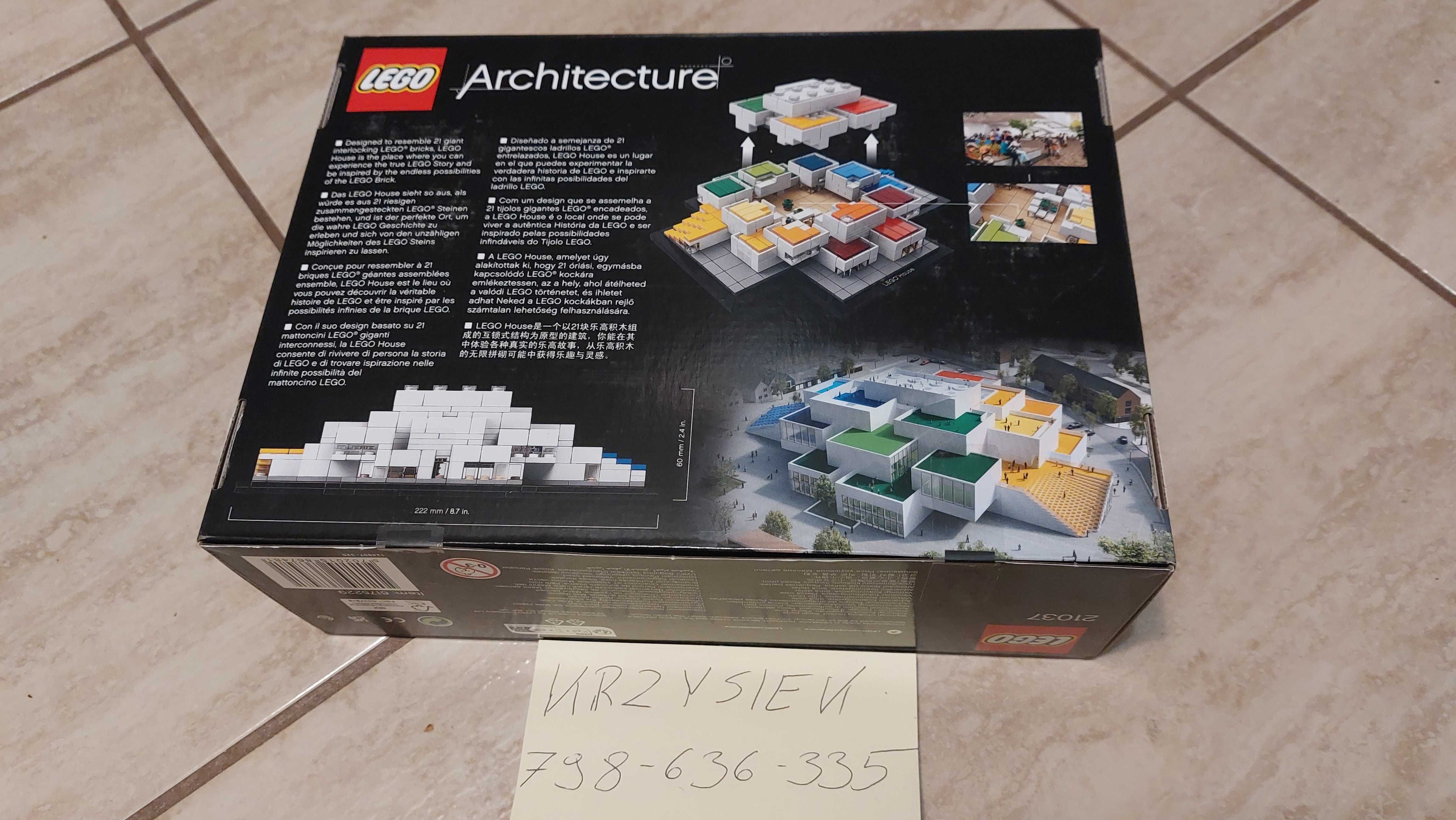 Klocki Architecture 21037 - Lego House , nowe