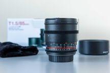 Obiektyw Samyang VDSLR 85mm T1.5 do Canon EF 23% VAT