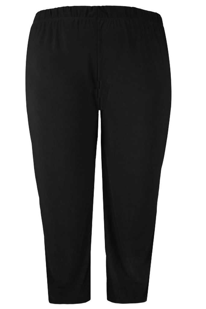 Spodnie wygodne, lejące, czarne, ITY, Plus Size  3XL - 54/56