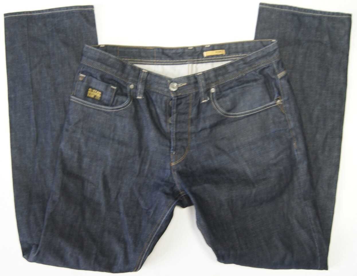 G-STAR 3301 W33 L34 PAS 90 jeansy męskie proste