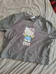 bluzka top crop hello kitty sanrio