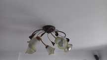 Lampa sufitowa do salonu 5 żarówek.
