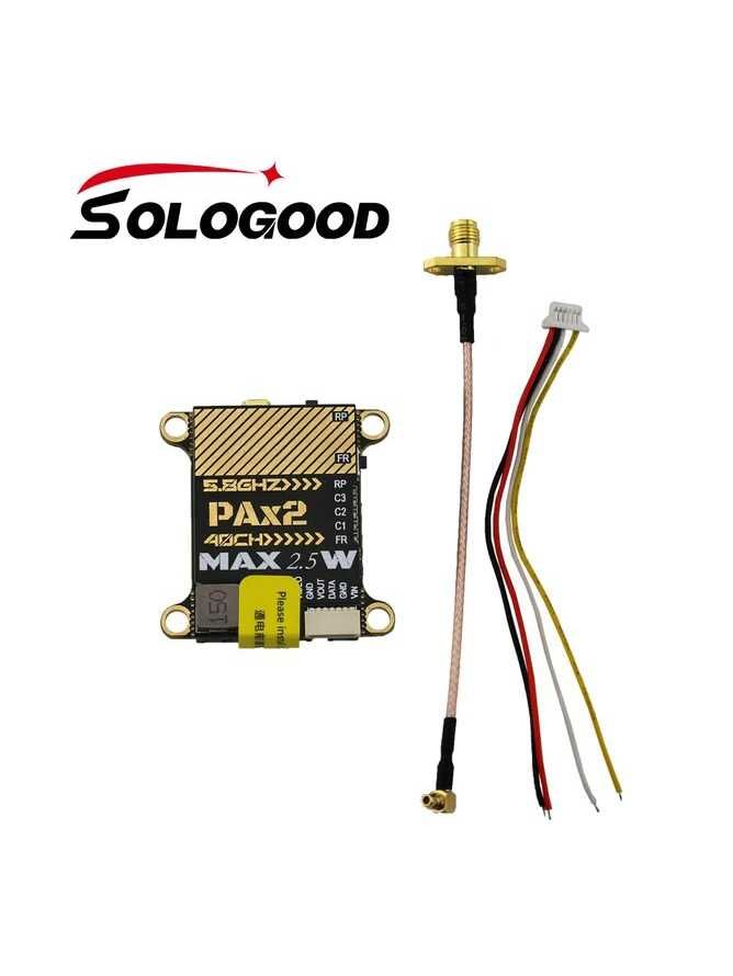 Відео передавач VTX SoloGood PAx 2 – 2.5W 5.8G 40ch – FPV KING