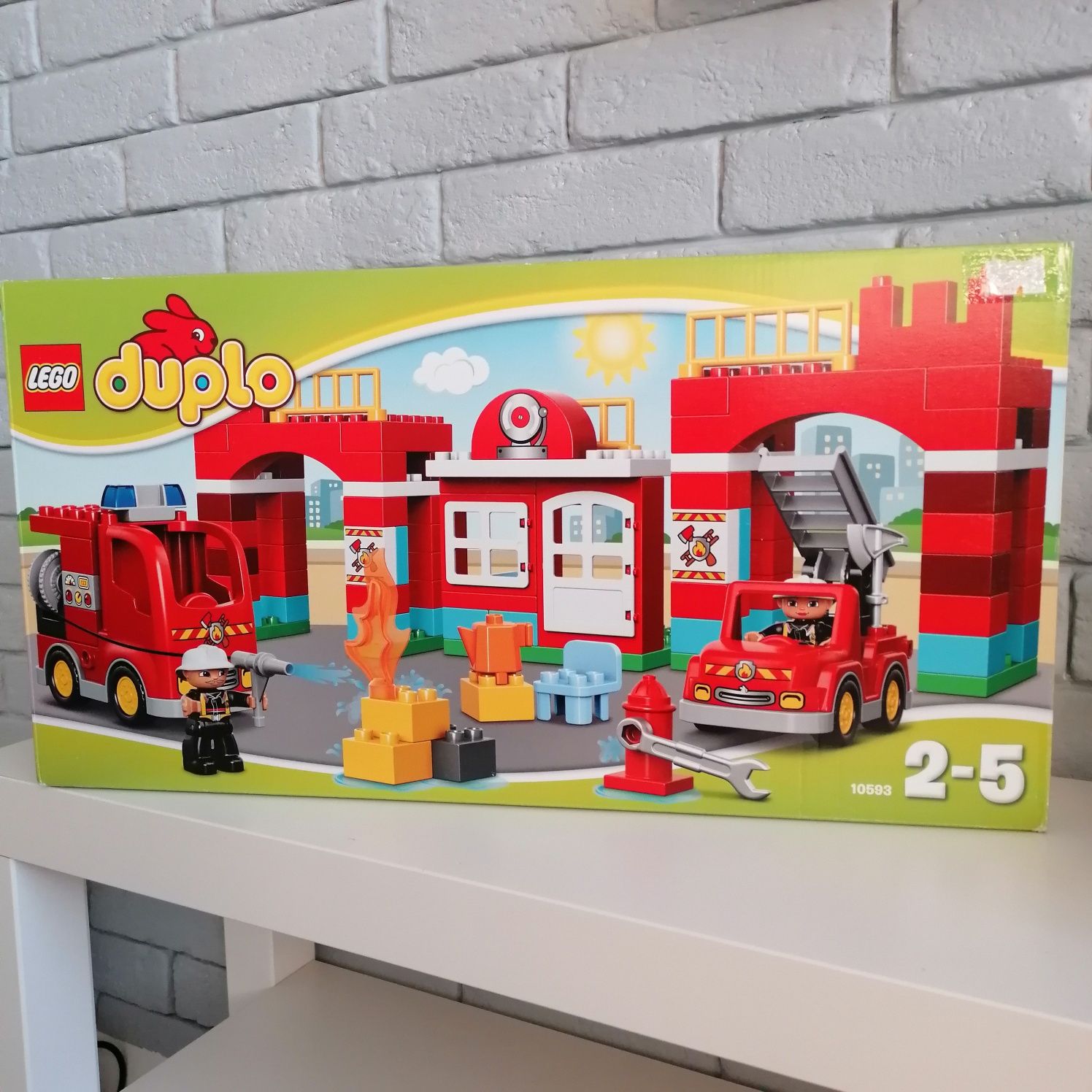 Klocki Lego Duplo " Remiza Strażacka" ( duży zestaw)