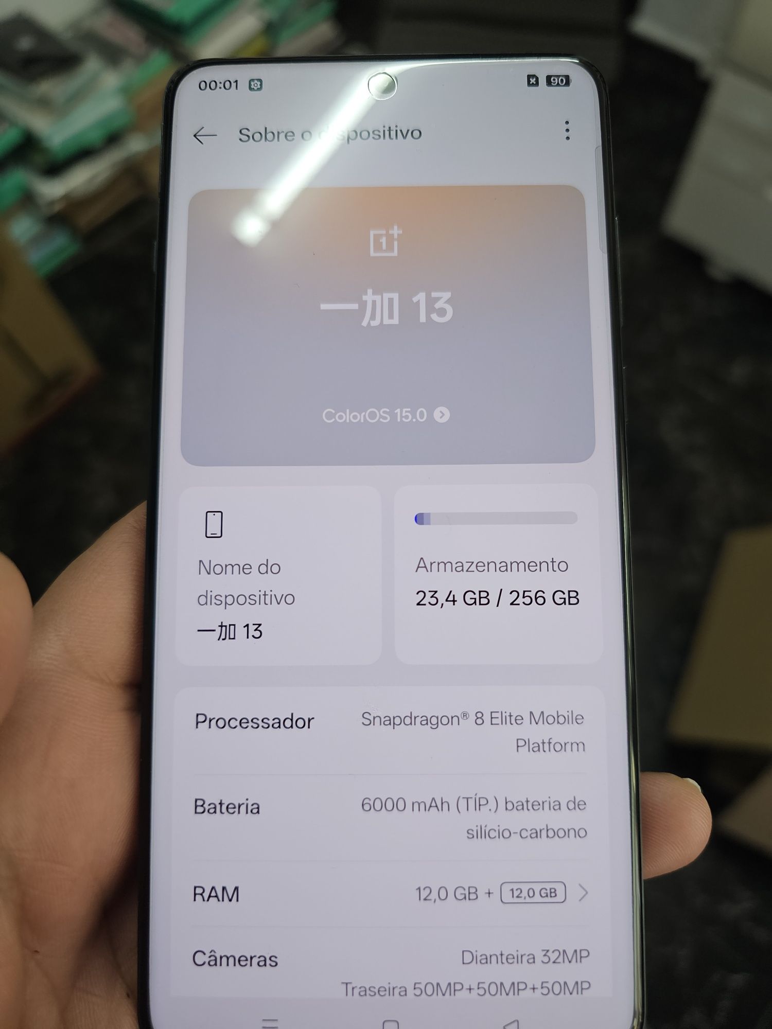 One plus 13..256/12gb