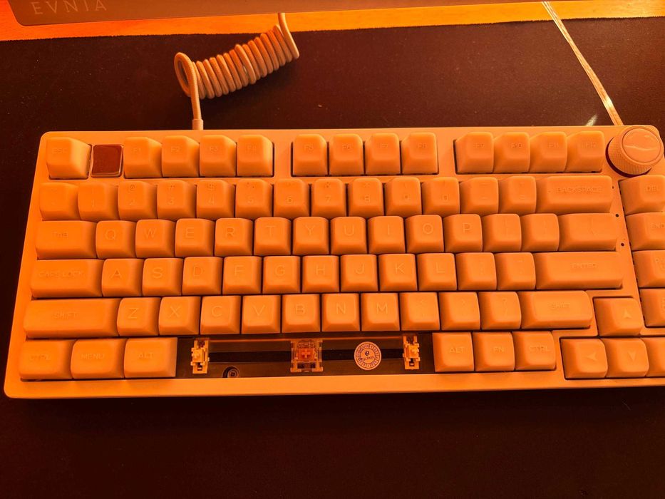 LEOBOG Hi75 White Gazzew U4T RGB version KBDiy PBT White Keycaps