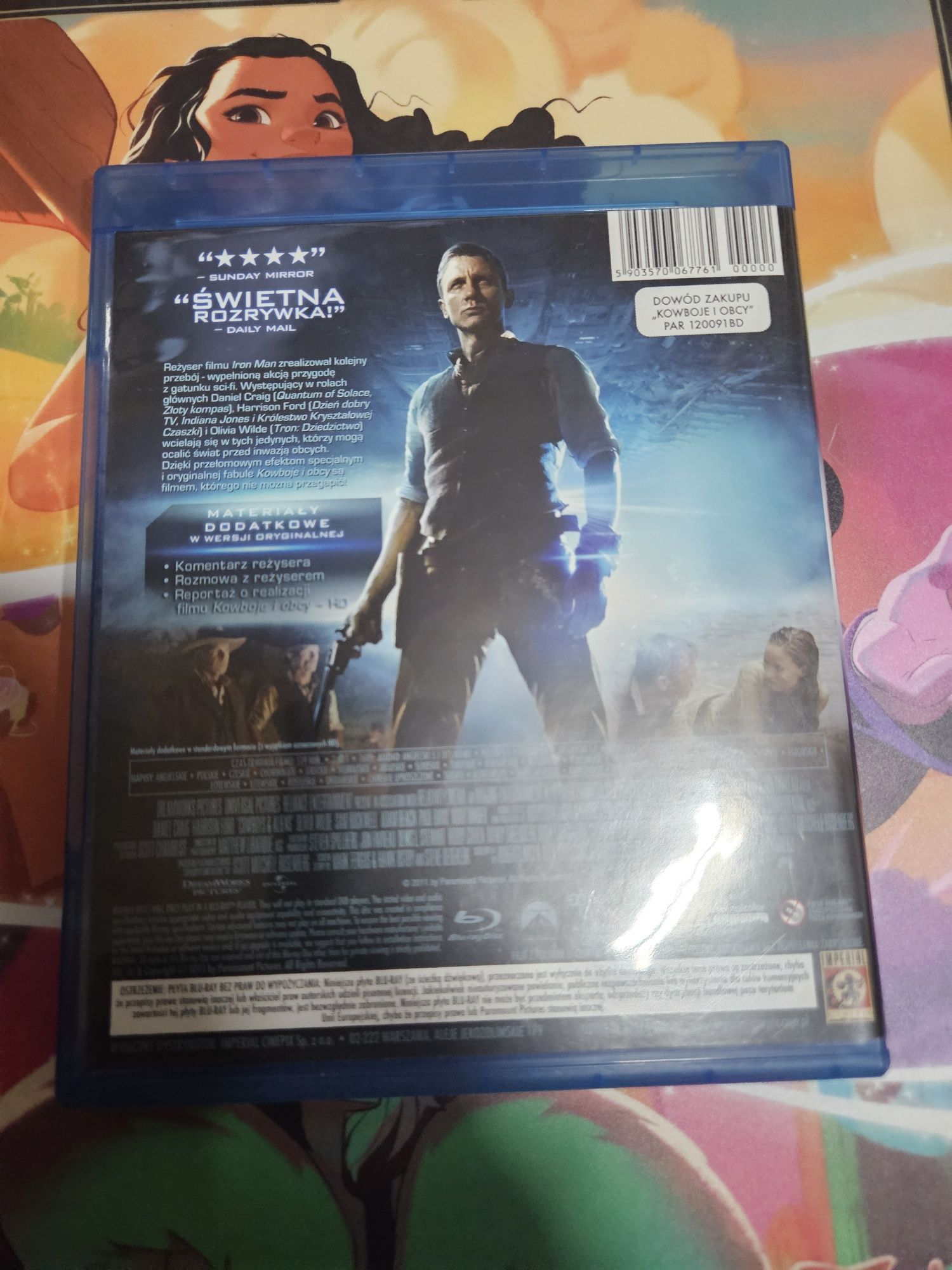 Kowboje i Obcy - Blu-Ray stan idealny