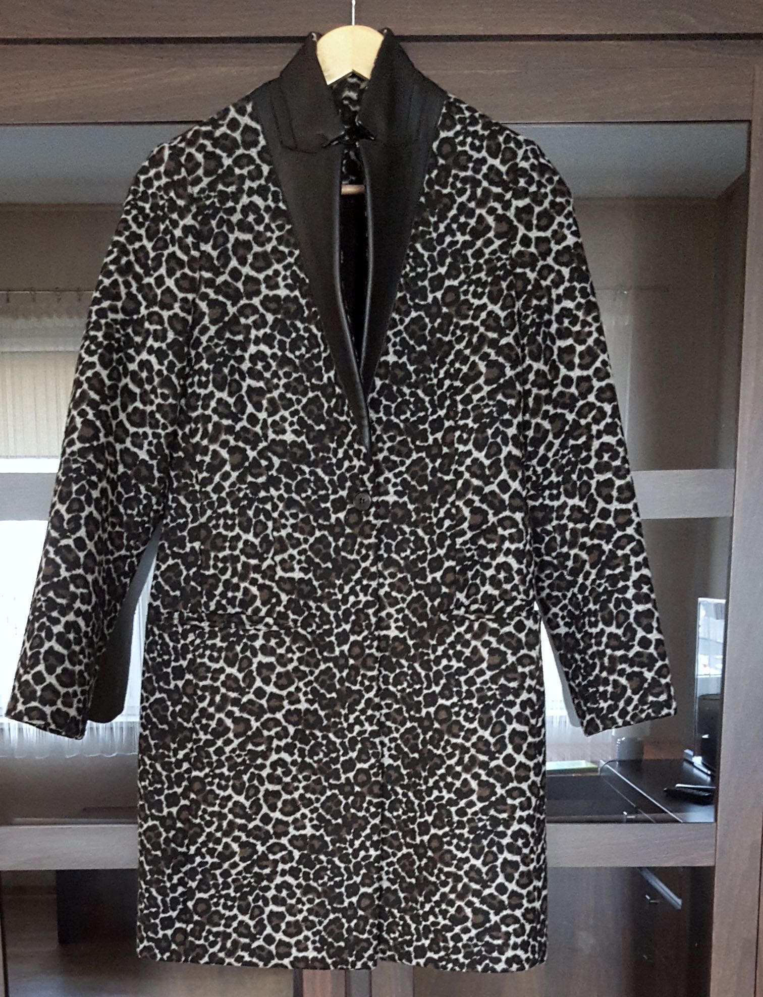 AllSaints Leni Leo Coat__Elegancki płaszcz przejściowy /dyplomatka__36
