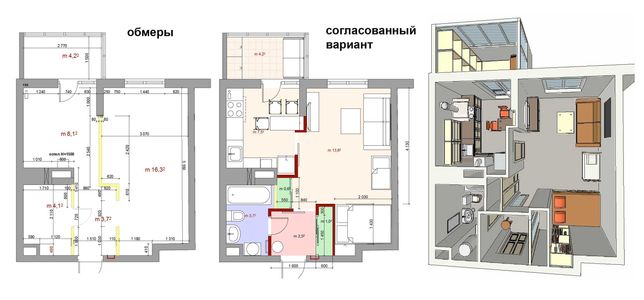 Технічний дизайн-проект , перепланування квартир, котеджів, офісів