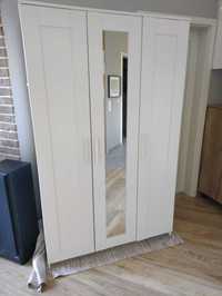 Szafa/3 drzwiowa BRIMNES, biała, 117x190 cm, IKEA
