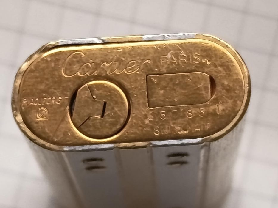 Luksusowa zapalniczka Cartier Paris – kolekcjonerska, pozłacana
