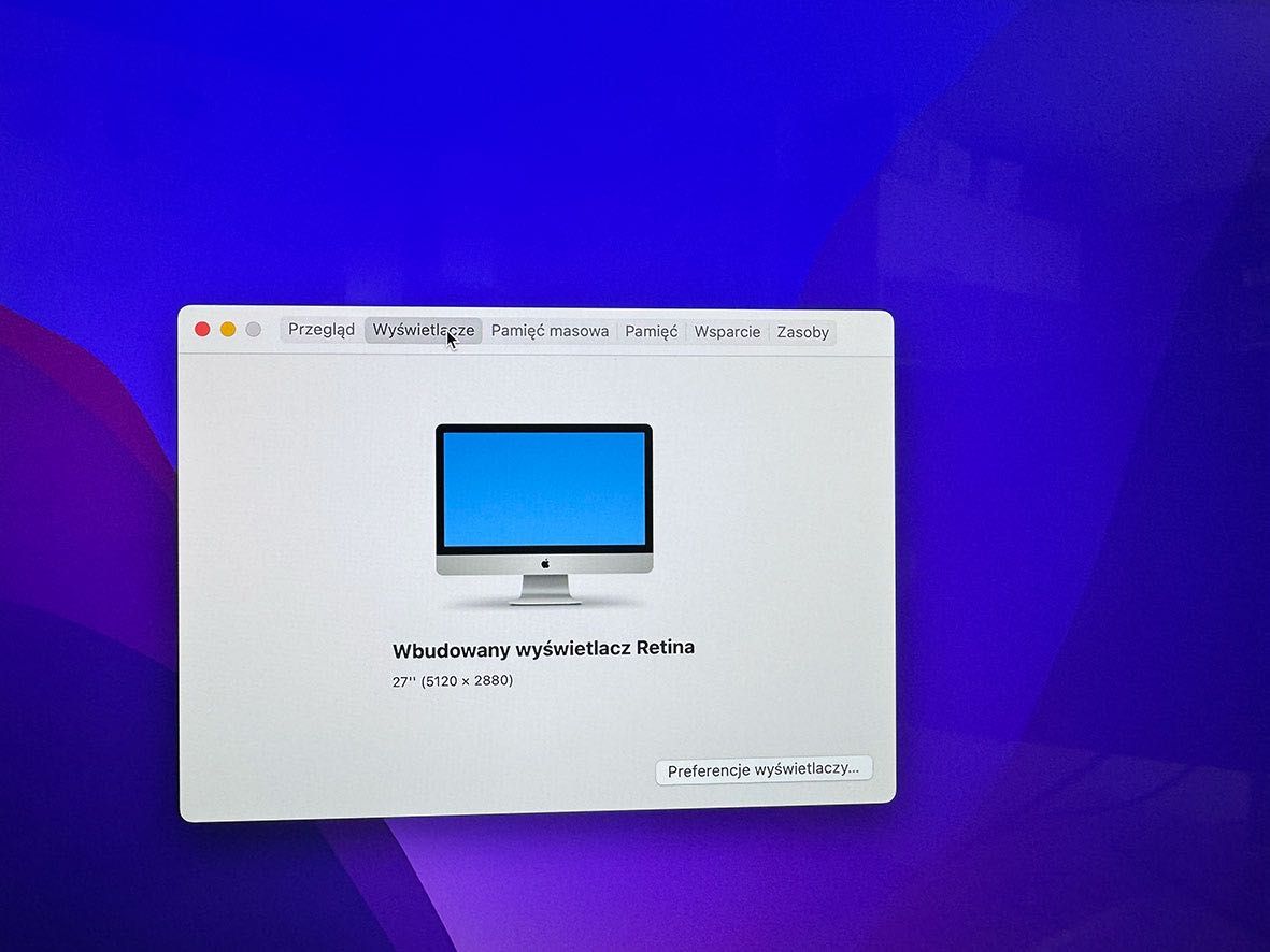 iMac 27" 2015 late, 32GB, 3Tera, i7, retina 5K, stan bardzo dobry!