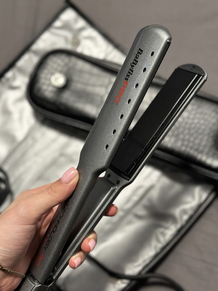 Утюжок Плойка-випрямляч BaByLiss Technology Gray