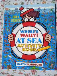 Książka dla dzieci Where's Wally At Sea Activity Book po angielsku