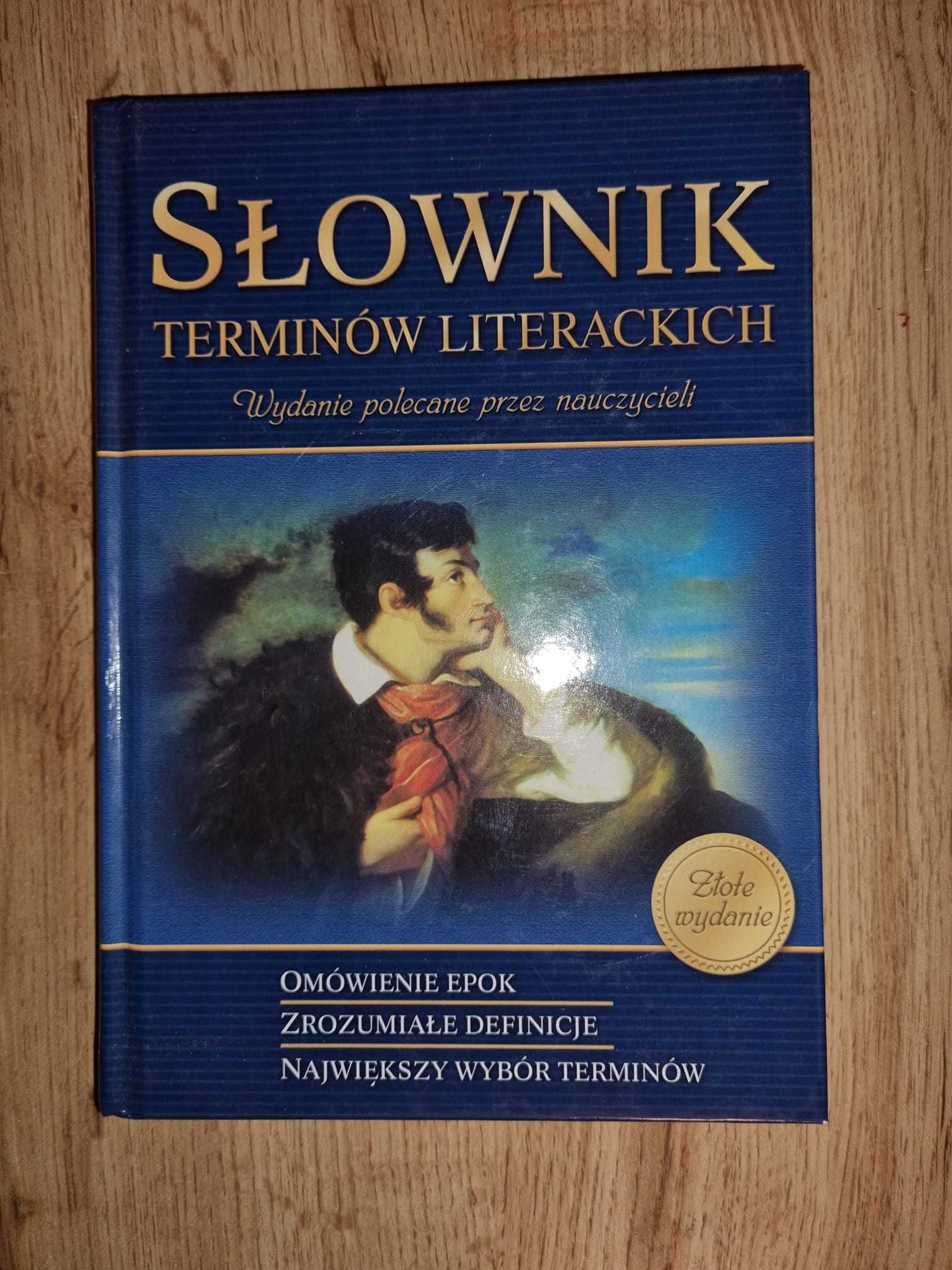 Komplet 3 słowniki: lektur, motywów literackich, terminów literackich