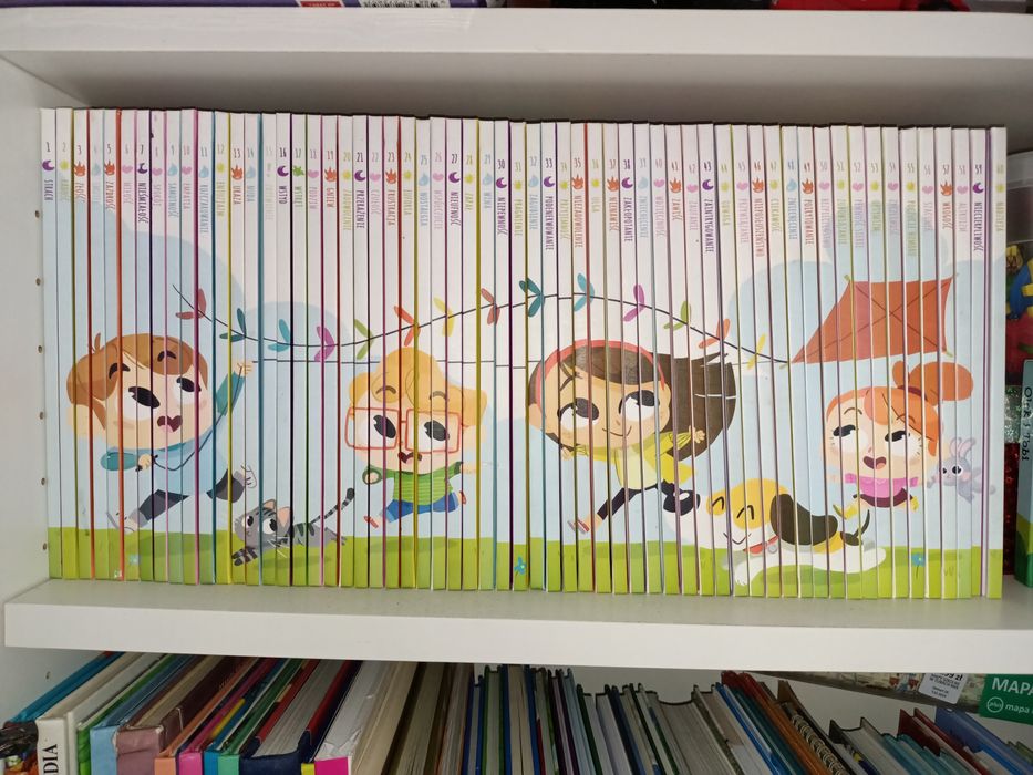 Zestaw książek świat emocji - kolekcja hachette  60 książek o emocjach