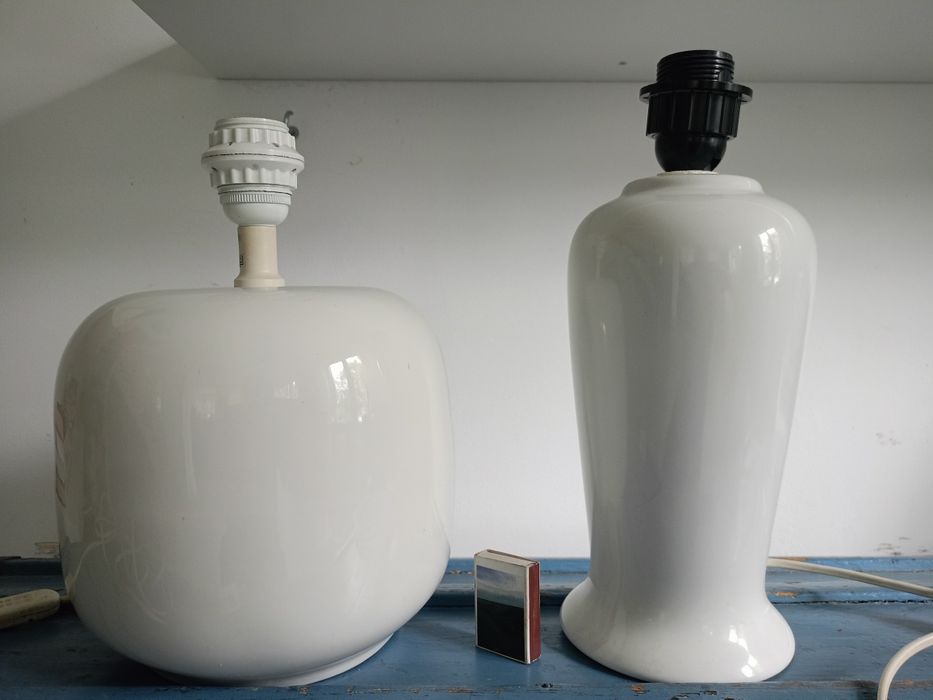 Lampa lampka noga nogi ceramiczne