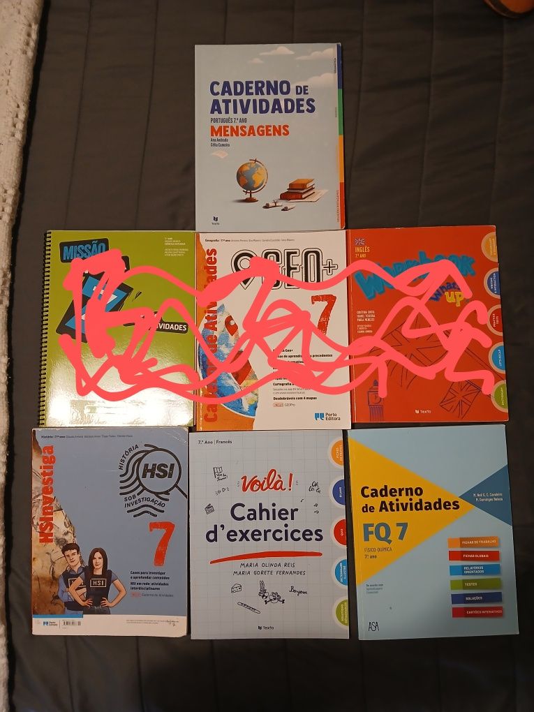 Livros fichas 7ano