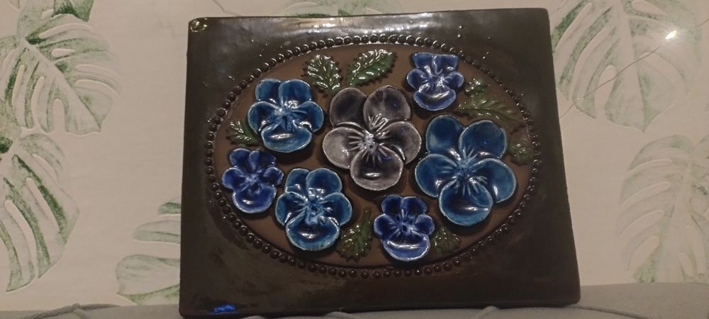 Настінне панно вінтаж керамічна табличка картина JIE GANTOFTA