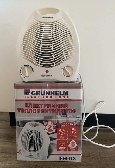 Електричний тепловентилятор «GRŪNHELM“