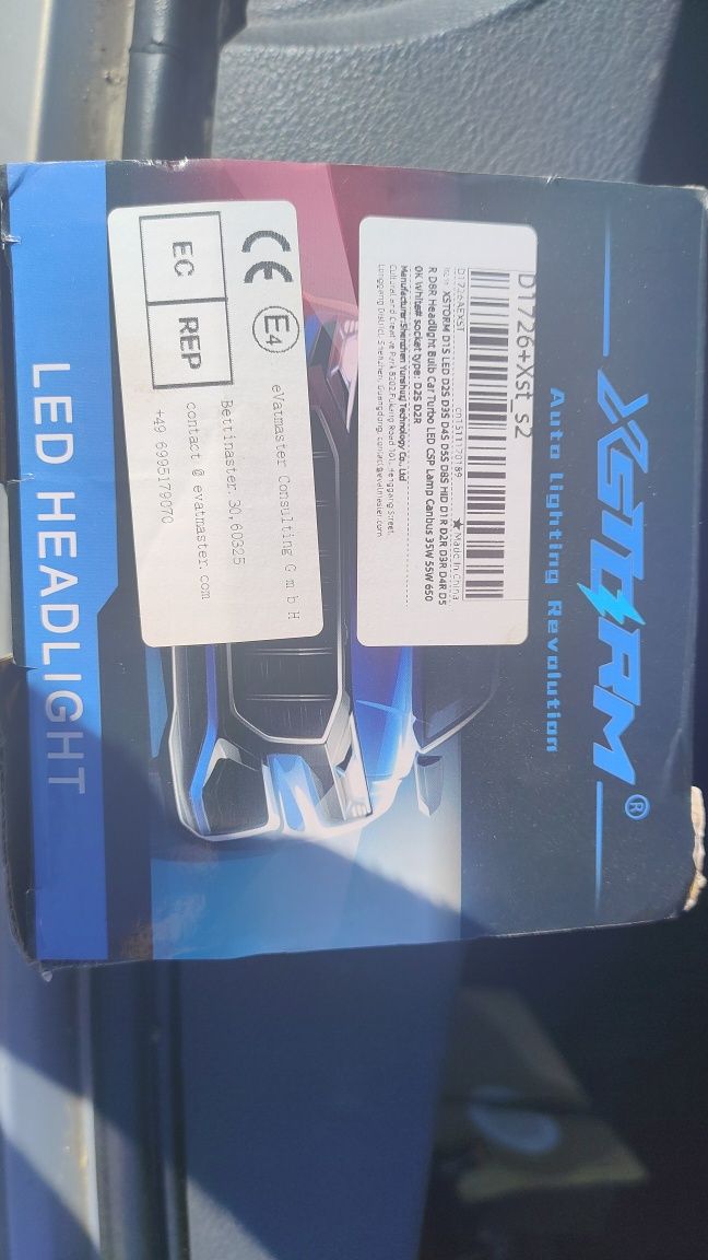 Żarówki ledowe, ledy d2s xstorm