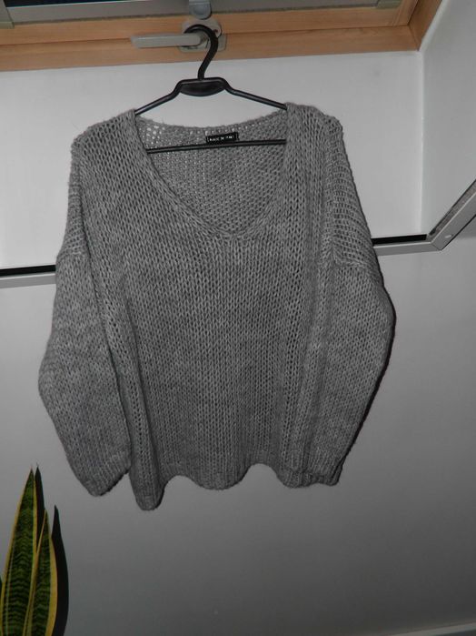 Sweter damski szary/popiel