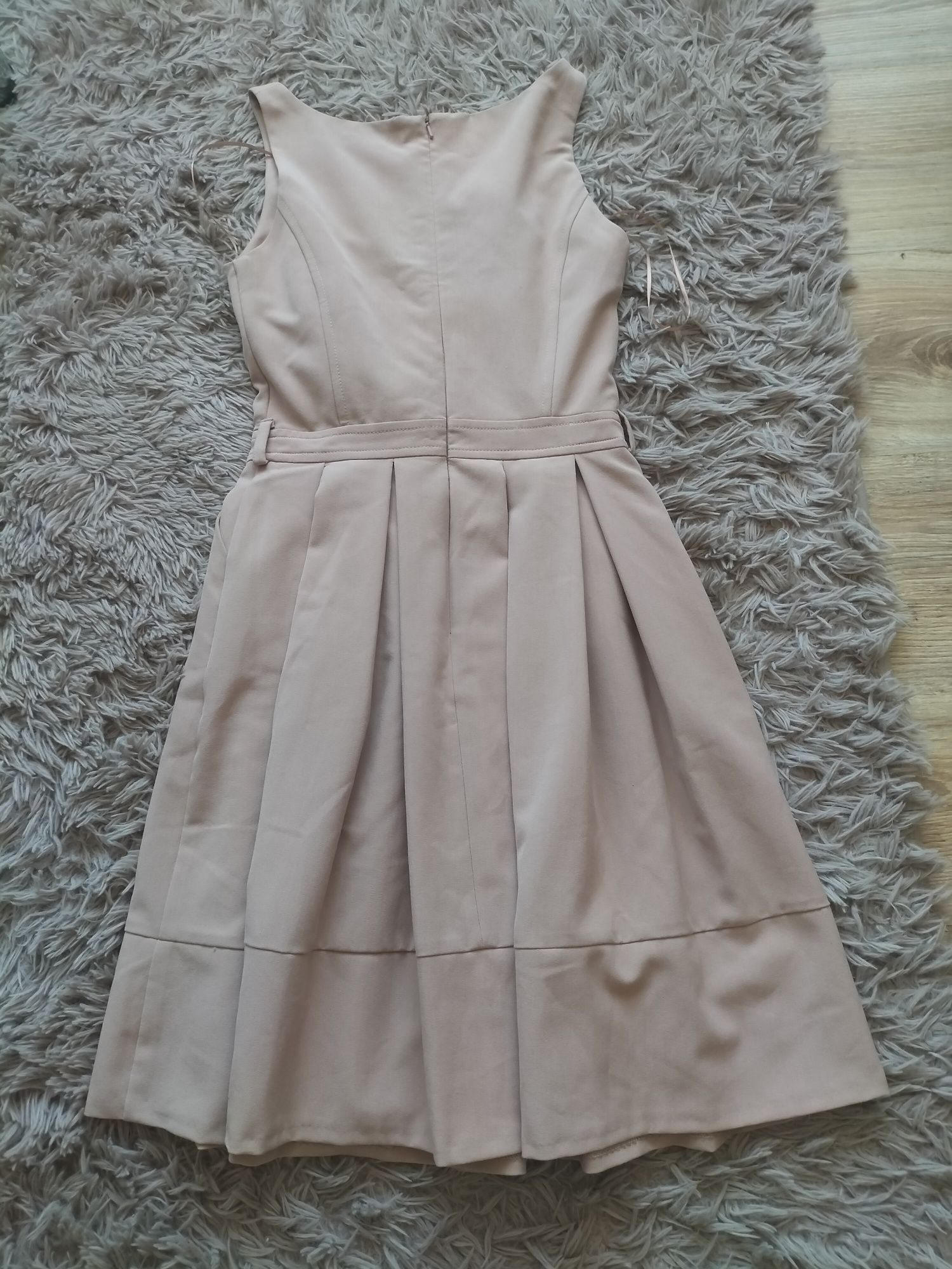 Sukienka beżowa , New Look , rozmiar 10 ,S