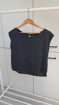 Szary crop top S/36