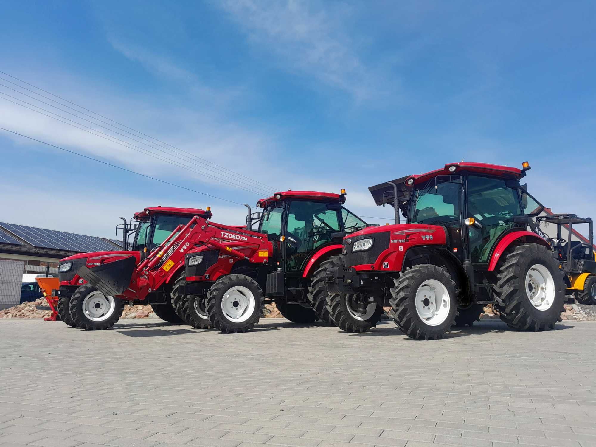 Ciągnik z ładowaczem YTO NMF 704C - Doosan - 4 cylindry - NOWY + TUR