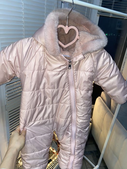 Комбінезон дитячий 68р. разом із шапочкою (осінь/весна)