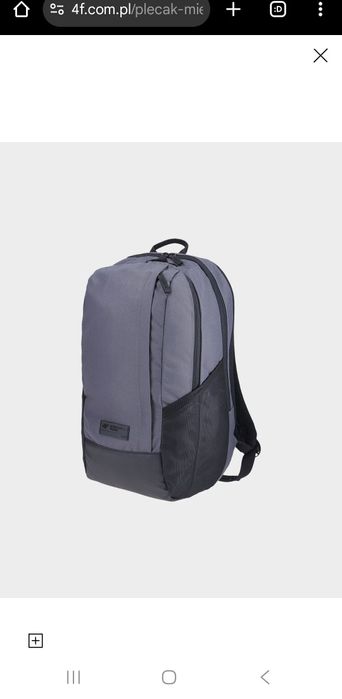 Plecak 4f nowy szary