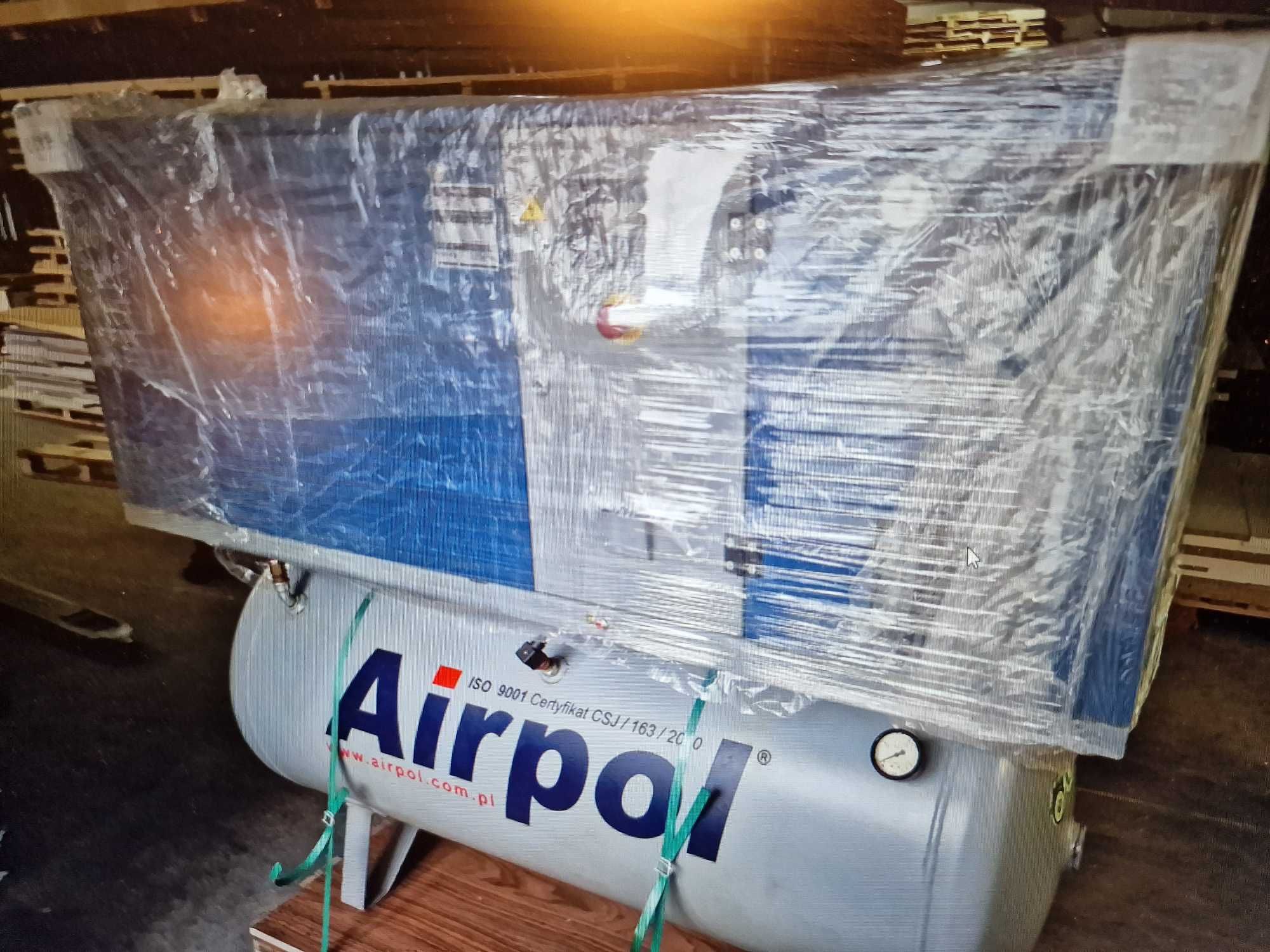 Sprężarka śrubowa Airpol KT5 z osuszaczem i filtrami