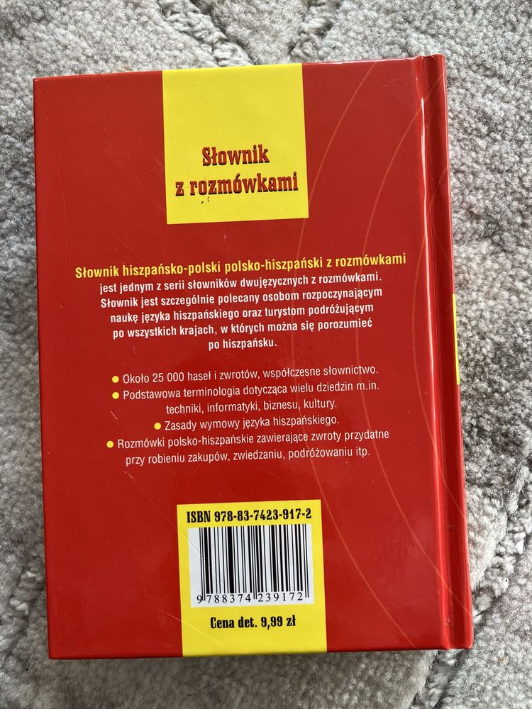 Słownik hiszpańsko-polski z rozmówkami