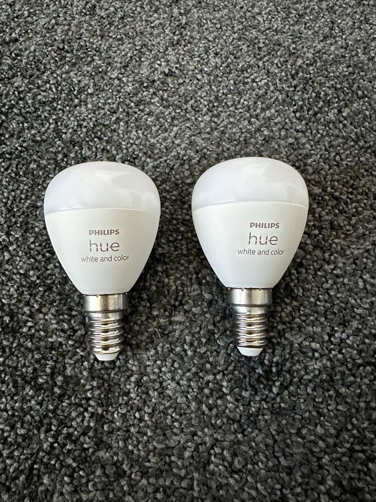 Philips Hue White and Color Ambiance E14 – 2 sztuki, nowe