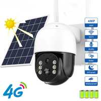 Câmara Vigilância • 1080P • 360º • 4G/LTE • Sem Fios • Solar+Bateria