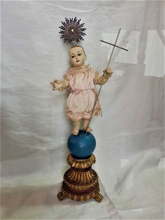 Menino Jesus Todo Mundo Madeira Séc XVII