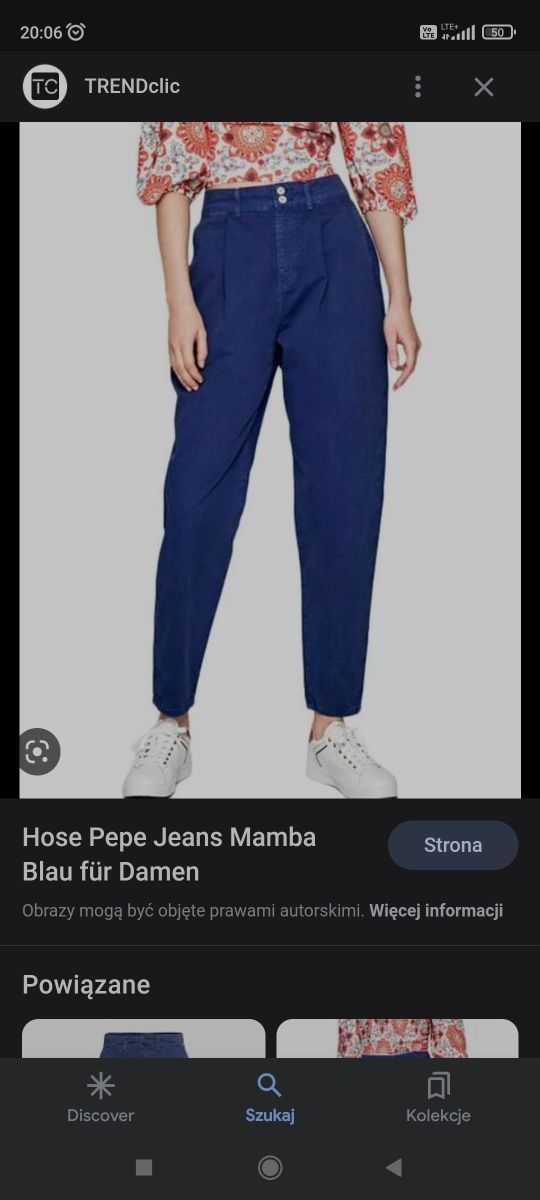 Nowe Pepe jeans 24/30 spodnie balloon fit W11